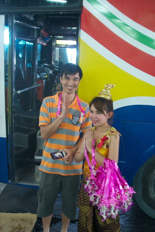 Alex on Farm trip to Thailand