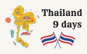best itineraries for 9 days in Thailand