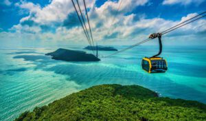Cable car to Hon Thom Island
