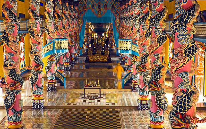 Cao Dai Holy See in Tay Ninh