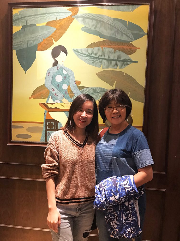 Helen with Ms. Mang Yuen