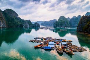 Floating Village in Halong