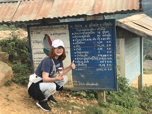 voilà je peux acheter la crème de Laos, c'est très bon!