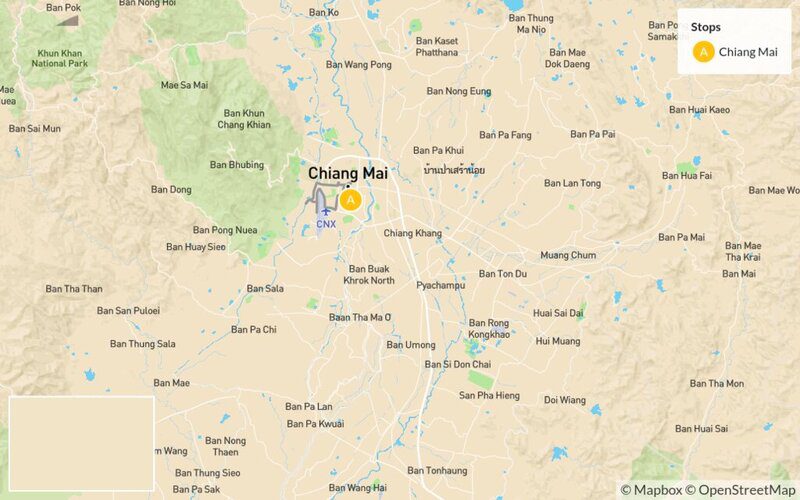 5 Days Chiang Mai & Northern Thailand Discovery Trip Planner Map