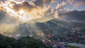 Sapa View from Ham Rong Mountain