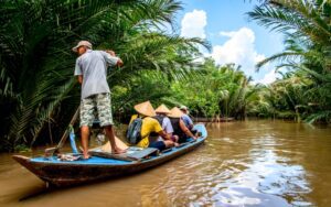Sampan ride in My Tho