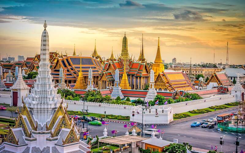 The Grand Palace in Bangkok