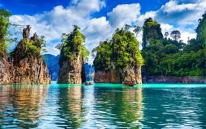 The Four Rocks in Khao Sok
