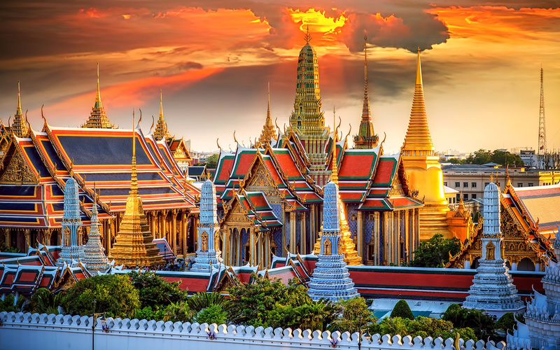 The Grand Palace in Bangkok