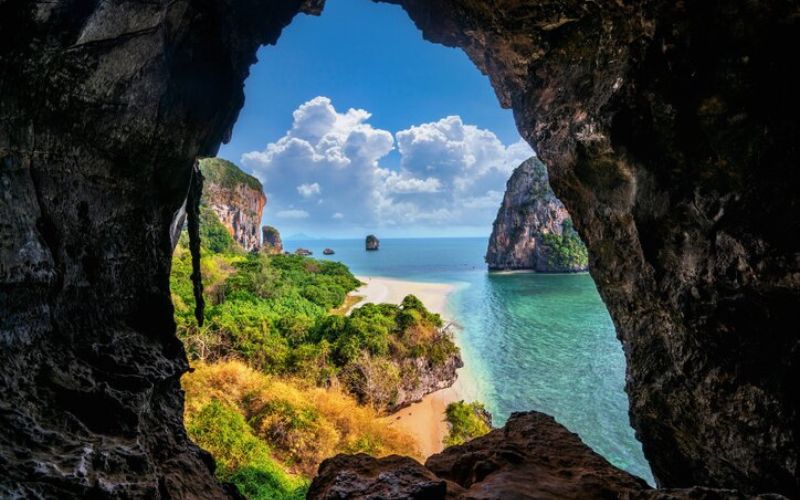 Views from Bat Cave near Railay