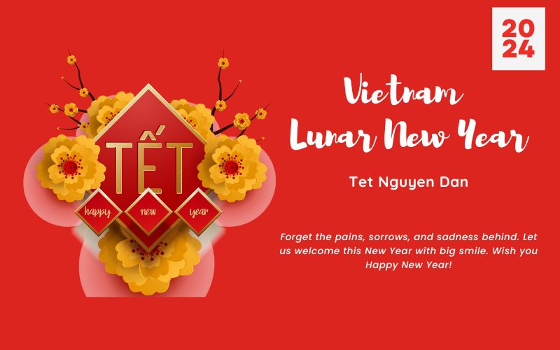 Traditional Tet Holiday in Vietnam - Vietnamese Lunar New Year 2024