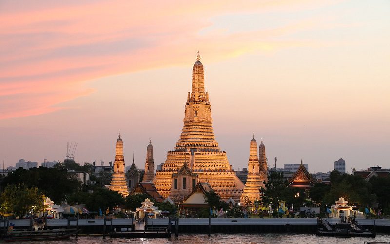 Wat Arun seen from the Chao Phraya River